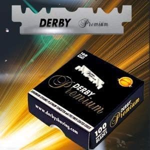 Derby Premium Single Edge Razor Blades - 500 Count Pack for Straight Razors Avelisse