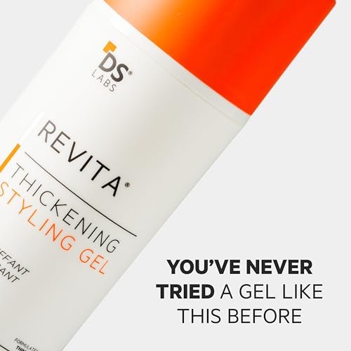 DS Laboratories Revita Hair Styling Gel - Medium Hold, Volumizing, Thicker-Looking Finish, Water-Based, No Flakes, 3.4 Fl Oz Avelisse