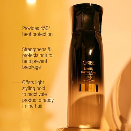 Oribe Mystify Restyling Spray - Lightweight Heat Protection Mist, Revives & Strengthens Hair, 1.7 oz Avelisse