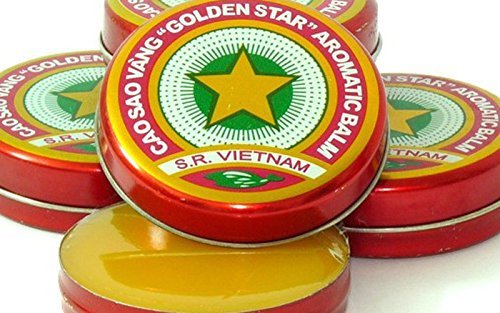 Golden Star Balm Cao Sao Vang Vietnam – 12 Pack of 10g Each – Aromatic Balsam for Relief - görsel 1