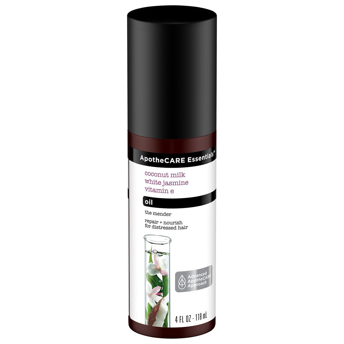 ApotheCARE Essentials The Mender Hair Repair Oil, Coconut Milk & White Jasmine, Vitamin E, 4 oz - görsel 4