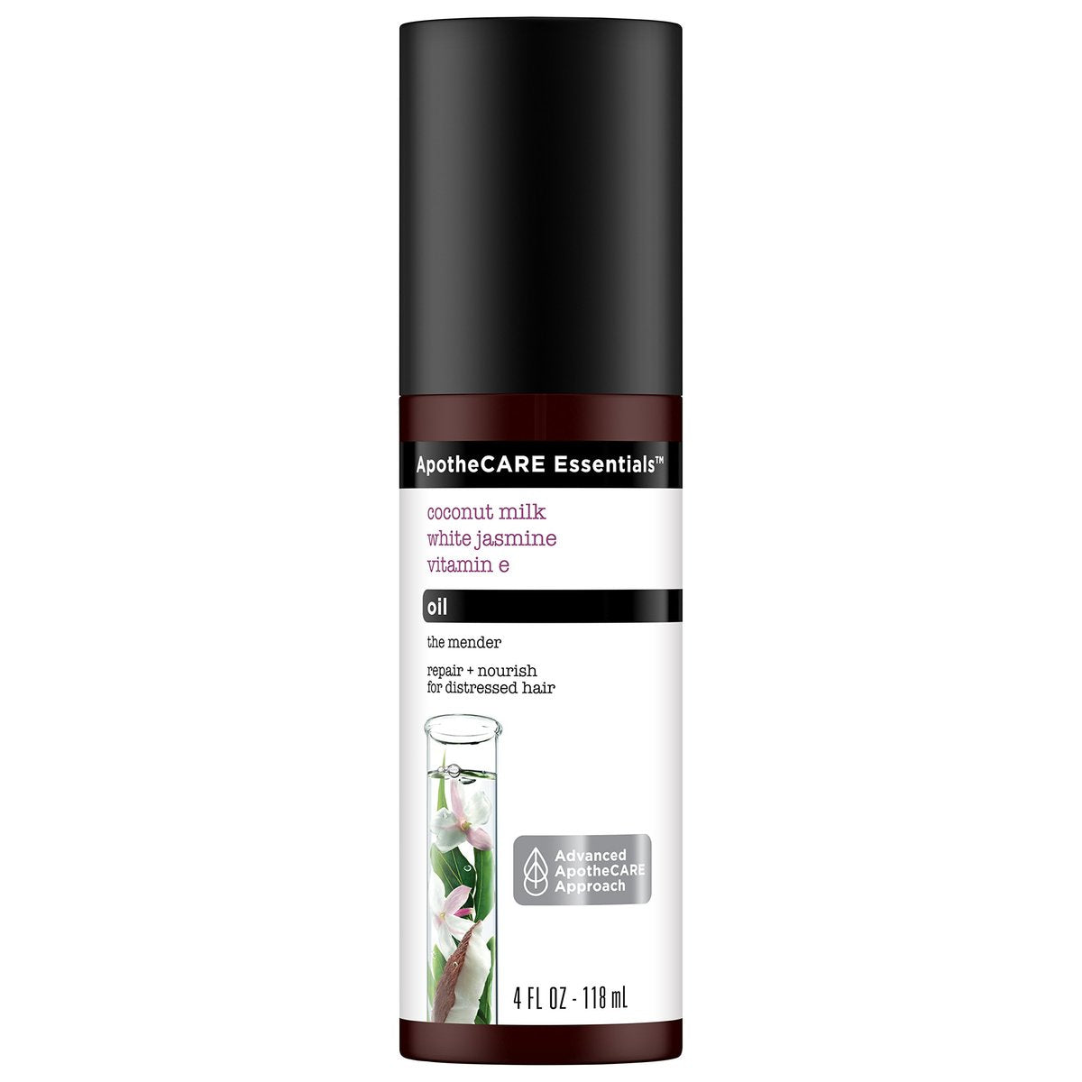ApotheCARE Essentials The Mender Hair Repair Oil, Coconut Milk & White Jasmine, Vitamin E, 4 oz - görsel 2