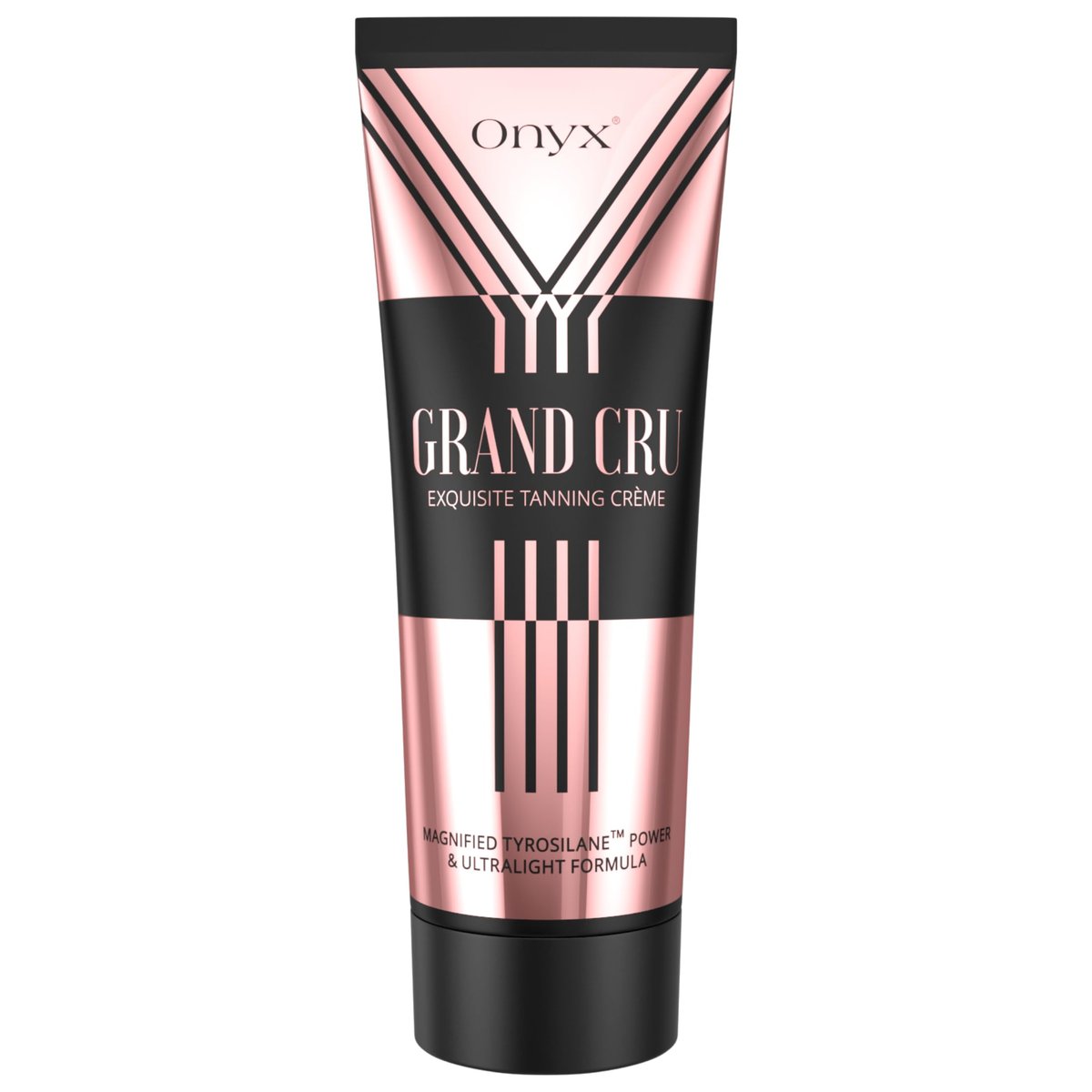 Onyx Grand Cru Tanning Lotion - Fast Absorbing Indoor Tanning Bed Lotion Accelerator with Hydrating Gel Formula and No Bronzer | Streak-Free Indoor and Outdoor Tan for Men & Women | 6.76 fl oz - görsel 1