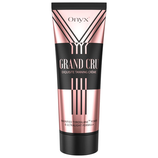 Onyx Grand Cru Tanning Lotion - Fast Absorbing Indoor Tanning Bed Lotion Accelerator with Hydrating Gel Formula and No Bronzer | Streak-Free Indoor and Outdoor Tan for Men & Women | 6.76 fl oz