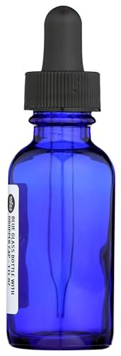 Whole Foods Market Blue Glass Bottle with Dropper Cap - 1 Fl Oz - görsel 8