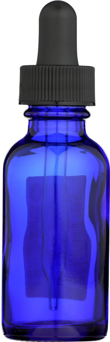 Whole Foods Market Blue Glass Bottle with Dropper Cap - 1 Fl Oz - görsel 3