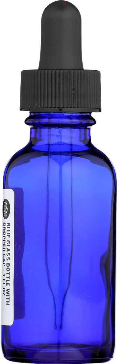 Whole Foods Market Blue Glass Bottle with Dropper Cap - 1 Fl Oz - görsel 13