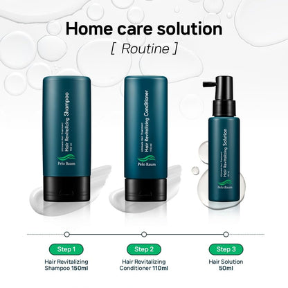 Pelo Baum Hair Revitalizing Conditioner with Peptides & Biotin for Thicker, Fuller Looking Hair – Nourishing Scalp & Hair Care for Men & Women, 3.71 Fl Oz