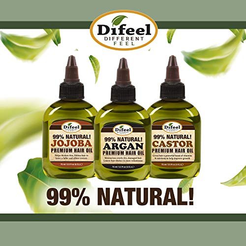 Difeel Mega Care Castor Oil 2.5 oz – Natural Hair Growth Oil for Thicker, Fuller Hair - görsel 8