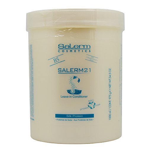 Salerm Cosmetics 21 Leave-In Conditioner with B5 Provitamin & Silk Protein - 34.5 oz Large Tub Avelisse
