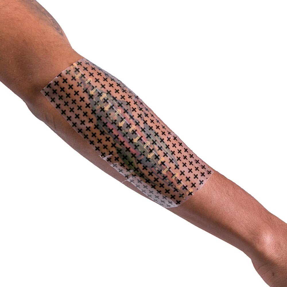 Recovery Aftercare Derm Shield Tattoo Cover Up Patch - Latex-Free & Waterproof Tattoo Aftercare Bandage - Transparent Matte Film - Breathable & Flexible - Promotes Healing & Skin Renewal (7.9" x 8 yd) Avelisse