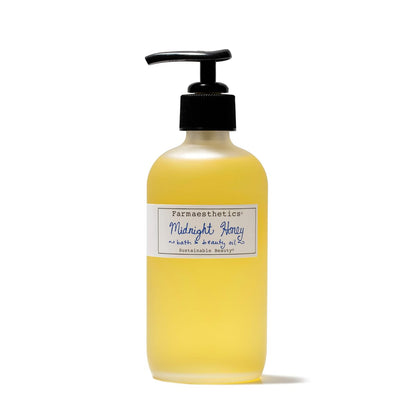Farmaesthetics Midnight Honey Bath and Beauty Oil – 7 oz | All Natural, Ethically Sourced Skincare Oil
