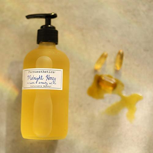 Farmaesthetics Midnight Honey Bath and Beauty Oil – 7 oz | All Natural, Ethically Sourced Skincare Oil - görsel 12