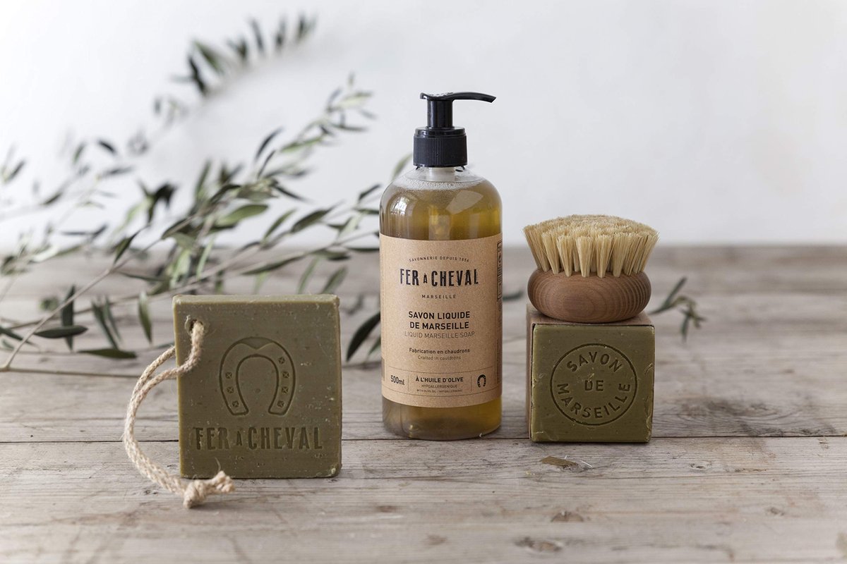 Fer à Cheval Savon De Marseille Liquid Soap - Organic Olive Oil Hand Wash, 500 ml / 16.9 fl oz - görsel 6