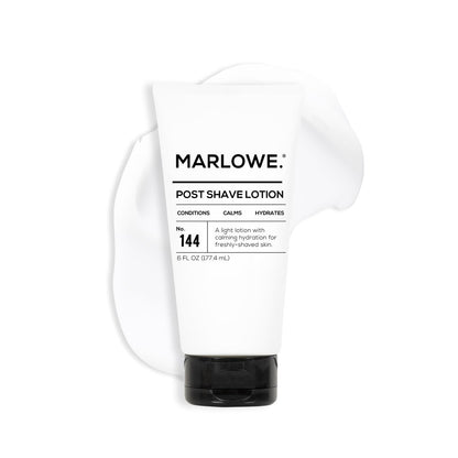 MARLOWE. No. 144 Post Shave Lotion 6 oz – Conditioning Aftershave with Green Tea, Deep Sea Algae, Willow Bark & Passion Flower Extract, Hydrates, Calms & Nourishes Skin, Aloe Citron Scent Avelisse