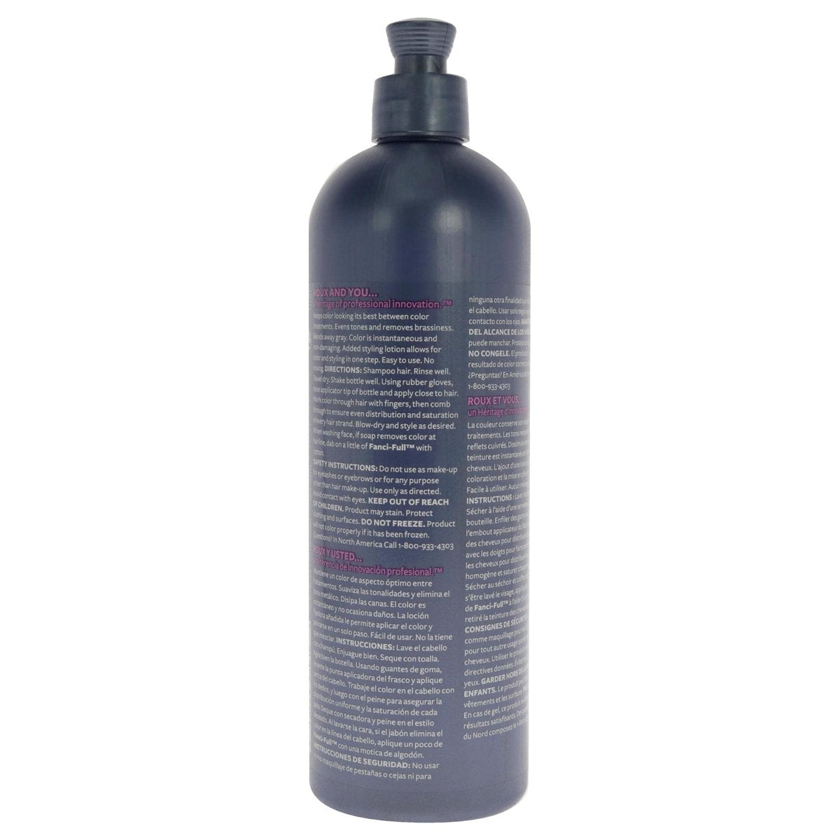 Roux Fanci-Full Rinse Instant Hair Color - 12 Black Radiance, 15.2 oz - görsel 4