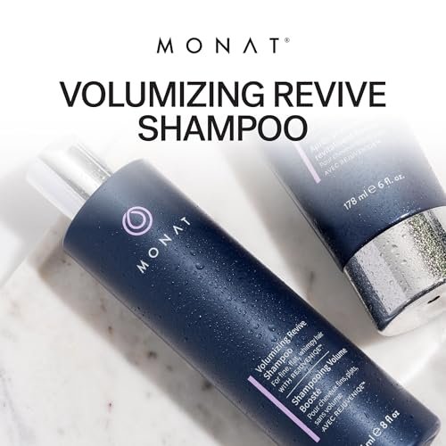 MONAT Volumizing Revive Shampoo – Weightless Volume for Fine, Flat Hair with UV Defense, 8 fl oz Avelisse