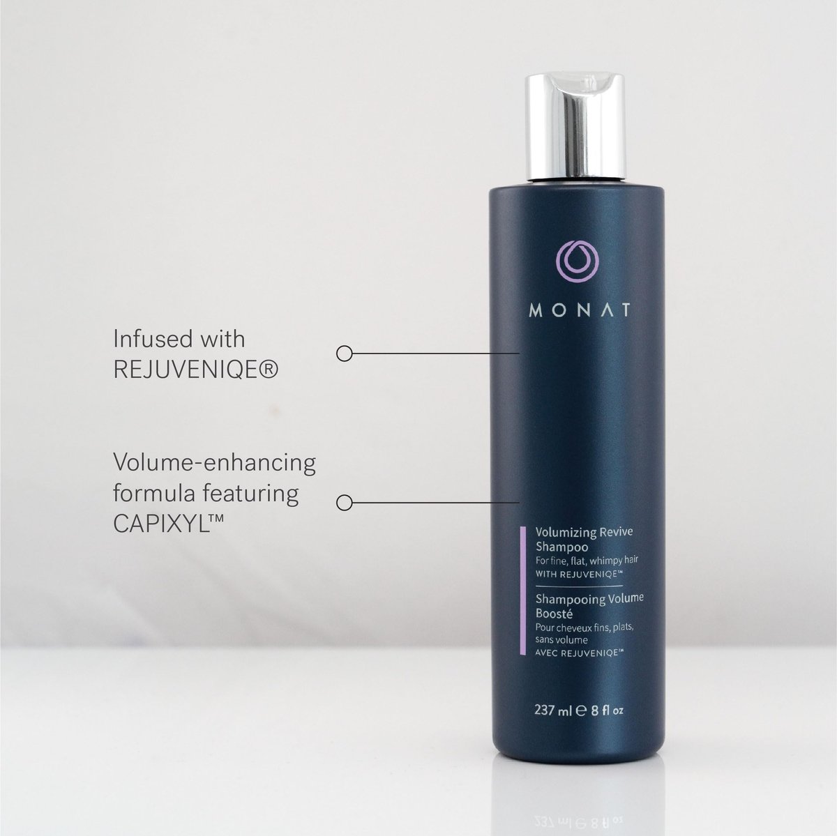 MONAT Volumizing Revive Shampoo – Weightless Volume for Fine, Flat Hair with UV Defense, 8 fl oz Avelisse