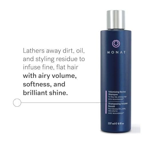 MONAT Volumizing Revive Shampoo – Weightless Volume for Fine, Flat Hair with UV Defense, 8 fl oz Avelisse