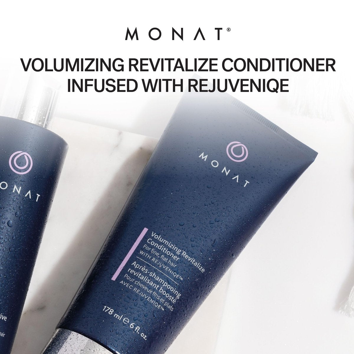 MONAT Volumizing Revitalize Conditioner with Rejuveniqe – Lightweight Hair Volumizing Conditioner for Fine, Flat Hair, Softness and Shine, 6 fl. oz. Avelisse