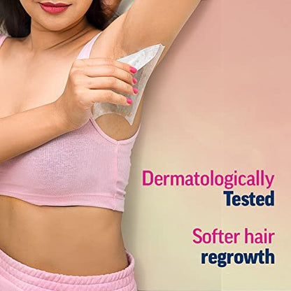 Veet Full Body Waxing Kit for Normal Skin, 20 Count - At-Home Hair Removal