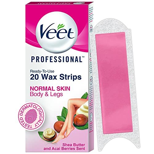 Veet Full Body Waxing Kit for Normal Skin, 20 Count - At-Home Hair Removal - görsel 2