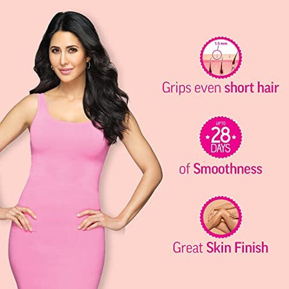Veet Full Body Waxing Kit for Normal Skin, 20 Count - At-Home Hair Removal