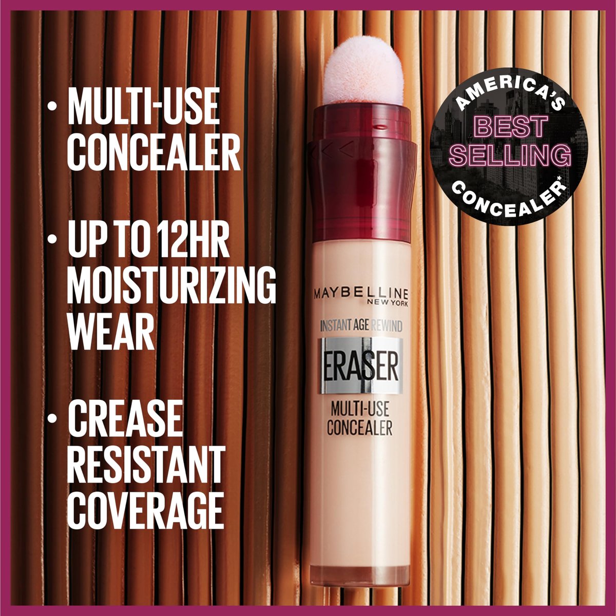 Maybelline Instant Age Rewind Eraser Dark Circles Treatment Multi-Use Concealer - 141 - 0.2 Fl Oz - görsel 8