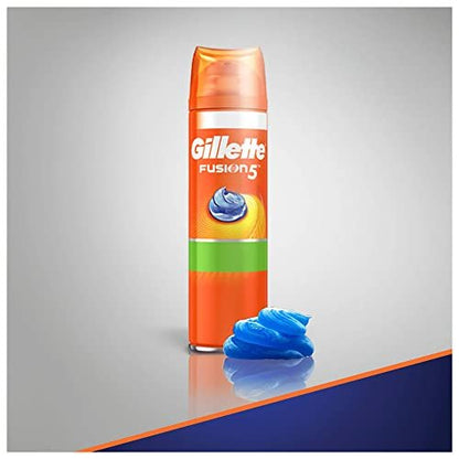 Gillette Fusion5 Ultra Sensitive Men's Shaving Gel 200 ml – Soothing Shave for Sensitive Skin Avelisse