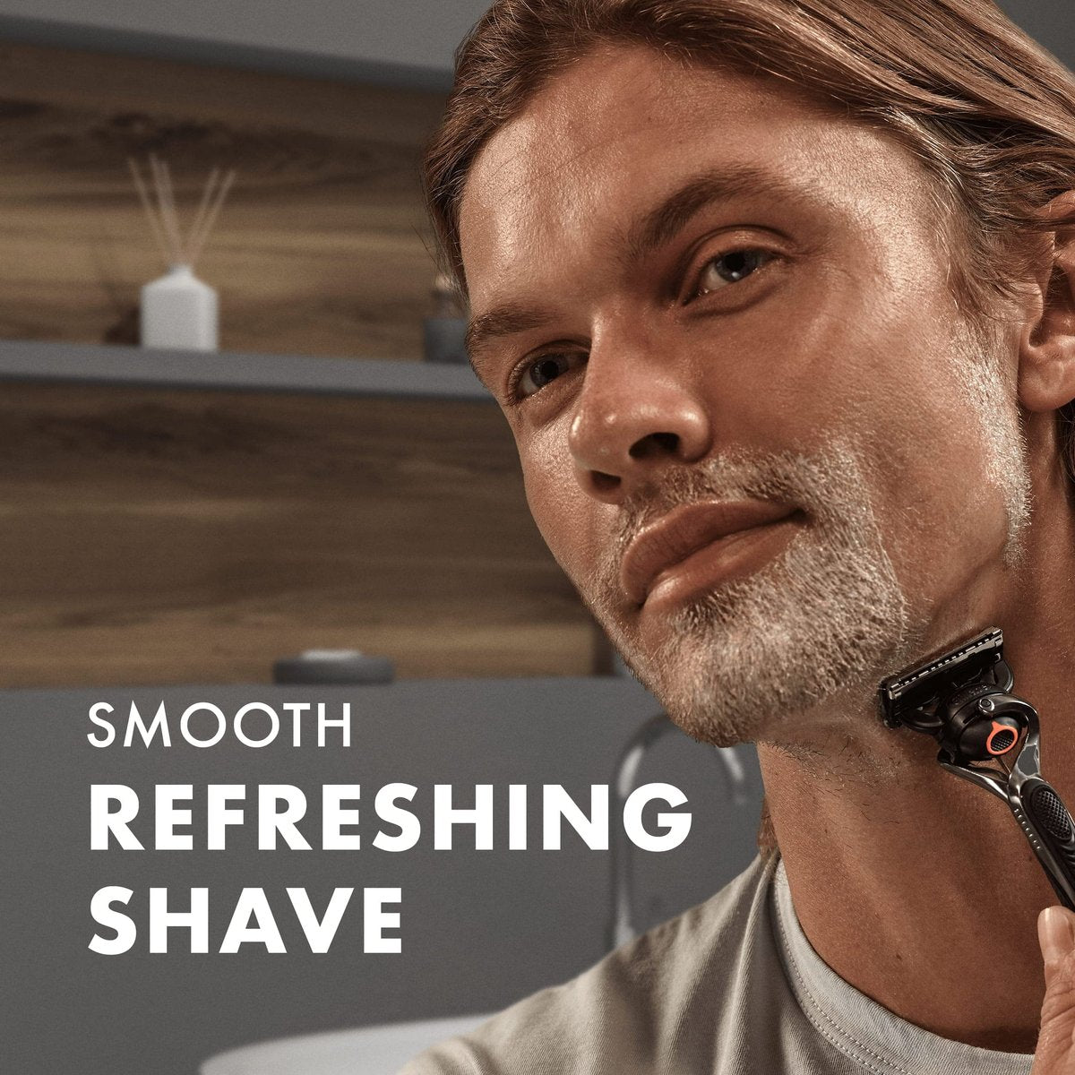 Gillette Fusion5 Ultra Sensitive Men's Shaving Gel 200 ml – Soothing Shave for Sensitive Skin Avelisse
