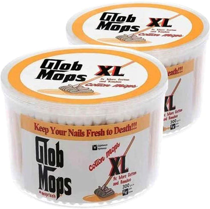 Glob Mops XL Cotton Swabs 2.0 - Large Cotton Swabs for Cleaning, Beauty, and Baby Care