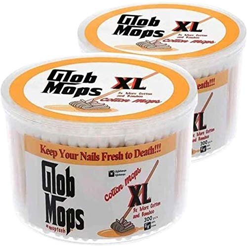 Glob Mops XL Cotton Swabs 2.0 - Large Cotton Swabs for Cleaning, Beauty, and Baby Care - görsel 2