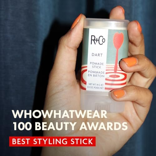 R+Co Dart Hair Wax Stick – Tame Flyaways, Sculpt & Polish with Long-Lasting Texture | Vegan & Paraben-Free | 0.5 oz - görsel 10