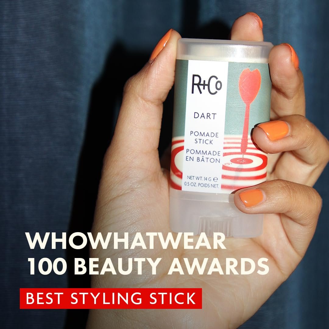 R+Co Dart Hair Wax Stick – Tame Flyaways, Sculpt & Polish with Long-Lasting Texture | Vegan & Paraben-Free | 0.5 oz - görsel 9