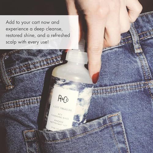 R+Co Lost Treasure Apple Cider Vinegar Cleansing Rinse - 6 oz / 177 ml Clarifying Shampoo Avelisse