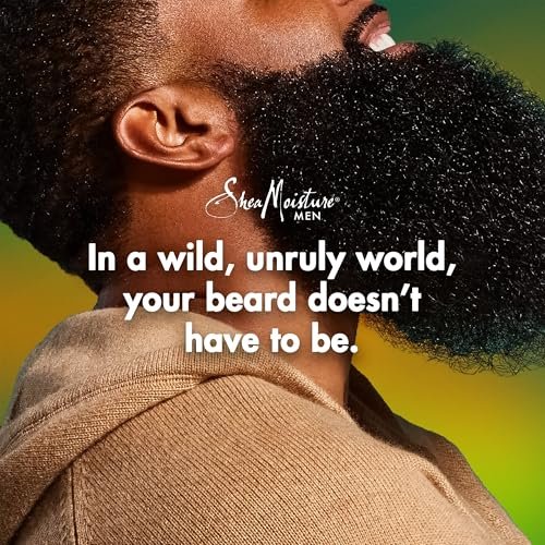 SheaMoisture Beard Kit for Men – 4 Piece Set with Beard Wash, Conditioning Beard Oil, Full Beard Detangler & Beard Balm, Shea Butter & Maracuja Oil Avelisse