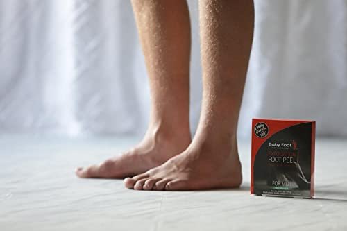 Baby Foot Original Foot Peel Exfoliator for Men – Mint Scented Foot Peel Mask, 2.7 Fl. Oz. Pair - görsel 8