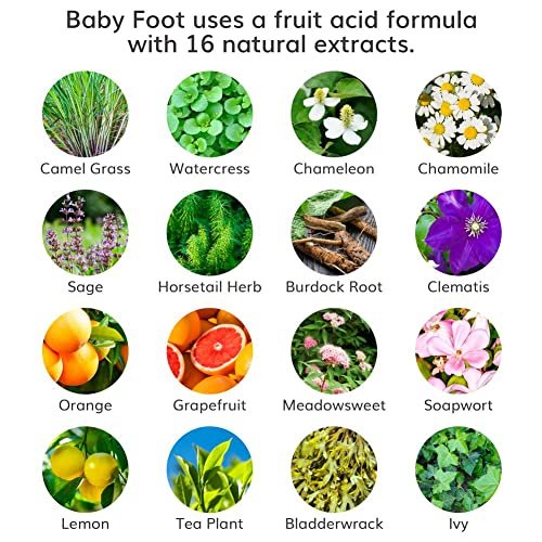 Baby Foot Original Foot Peel Exfoliator for Men – Mint Scented Foot Peel Mask, 2.7 Fl. Oz. Pair - görsel 6