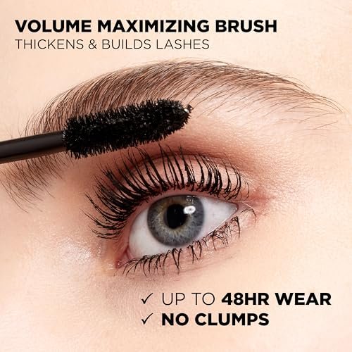 L’Oréal Paris Voluminous Original Waterproof Mascara, Black, 0.28 Fl Oz (Pack of 2) Avelisse