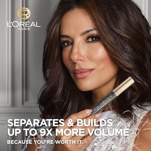 L’Oréal Paris Voluminous Original Waterproof Mascara, Black, 0.28 Fl Oz (Pack of 2) Avelisse
