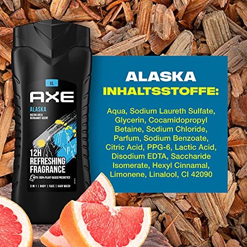 AXE Alaska Shower Gel 400ml | Refreshing Men's Body Wash - görsel 11