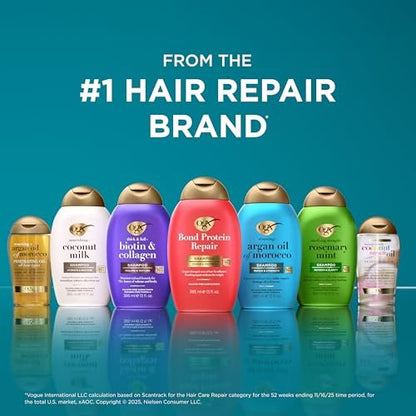 OGX Renewing + Argan Oil of Morocco Shampoo & Conditioner Set – Sulfate-Free Damage Repair for Dry, Damaged Hair, 13 fl oz Each (Pack of 2) Avelisse