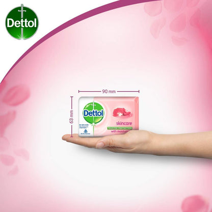 Dettol Skincare Soap, 125g (Pack of 4) – Gentle Cleansing & Germ Protection