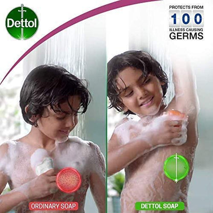Dettol Skincare Soap, 125g (Pack of 4) – Gentle Cleansing & Germ Protection