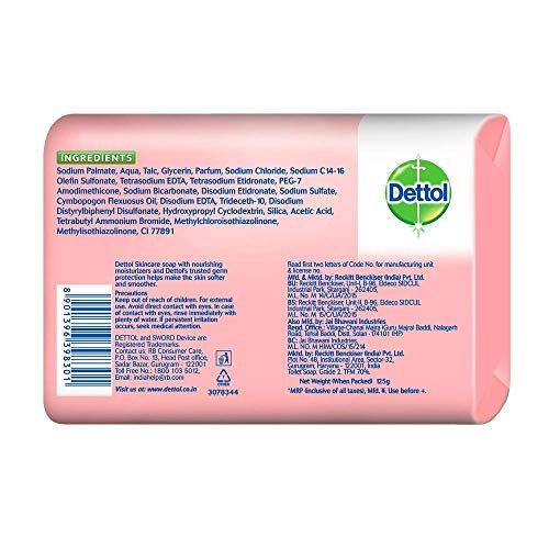 Dettol Skincare Soap, 125g (Pack of 4) – Gentle Cleansing & Germ Protection - görsel 10