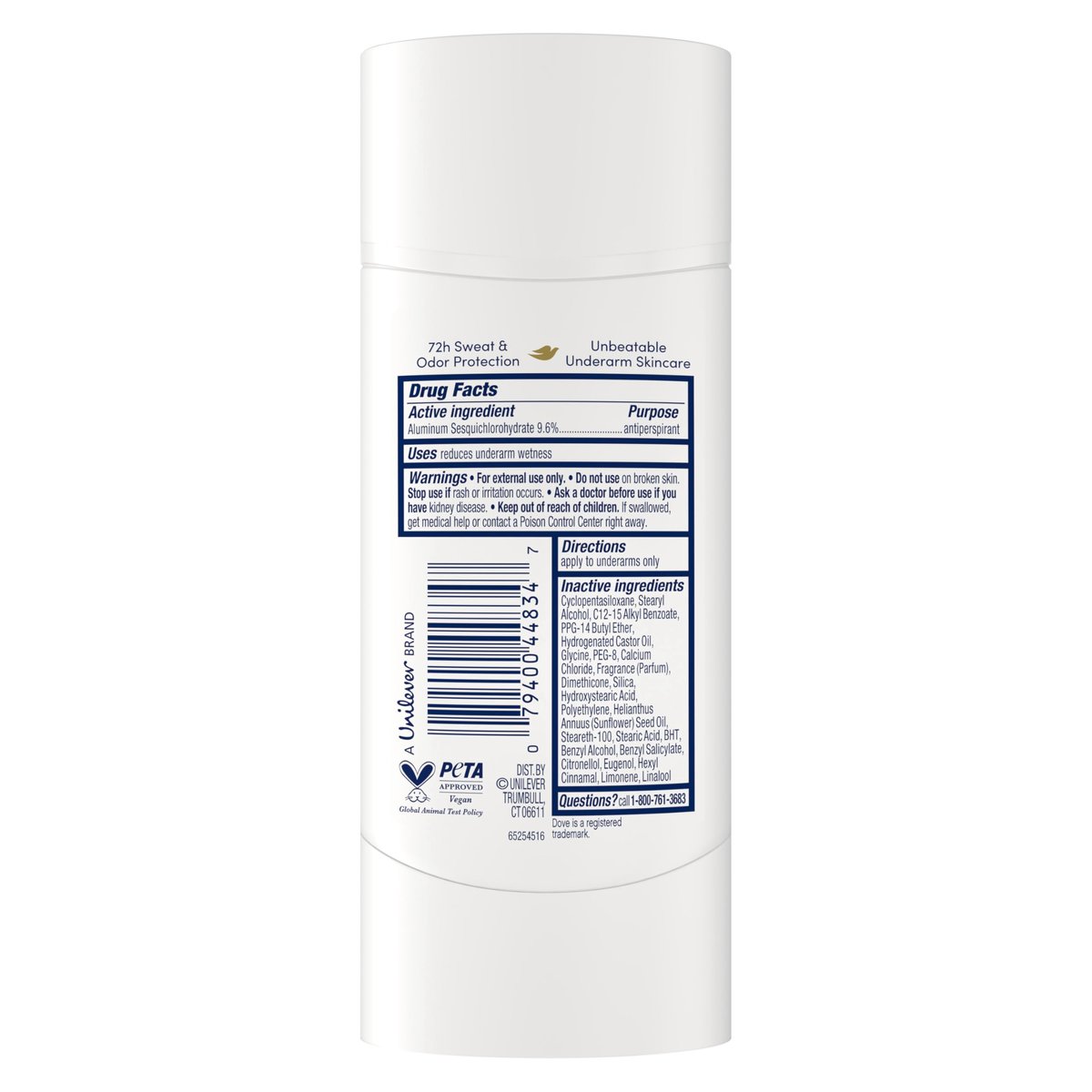 Dove Advanced Care Antiperspirant Deodorant for Women, Sheer Cool, 72-Hour Sweat and Odor Protection, 2.6 oz - görsel 3