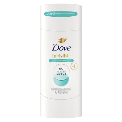 Dove Advanced Care Antiperspirant Deodorant for Women, Sheer Cool, 72-Hour Sweat and Odor Protection, 2.6 oz