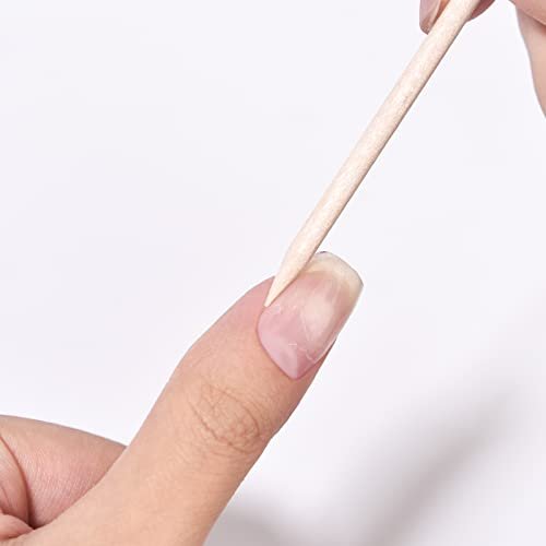 Rolabling 5-Pack Orange Wooden Cuticle Pusher Sticks – Non-Toxic, Skin-Safe Nail Tool for Manicure, Pedicure & Rhinestone Picking - görsel 9