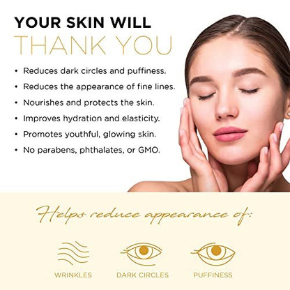 Azure Cosmetics 24K Gold & Retinol Anti Aging Under Eye Patches - Firming, Restoring & Hydrating Eye Mask for Fine Lines, Wrinkles, Dark Circles & Puffiness - Made in Korea (5 Pairs)