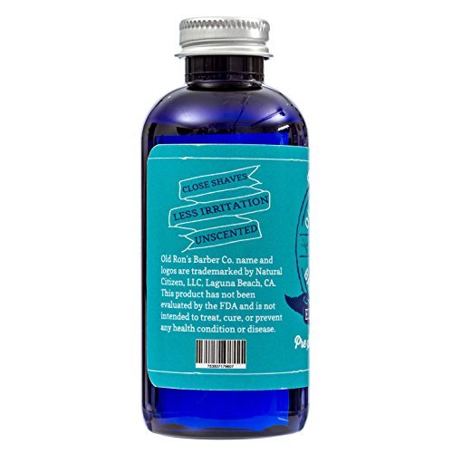 Old Ron's Barber Co. Electric Pre-Shave Splash, Unscented, 4 oz (1-Pack) Avelisse